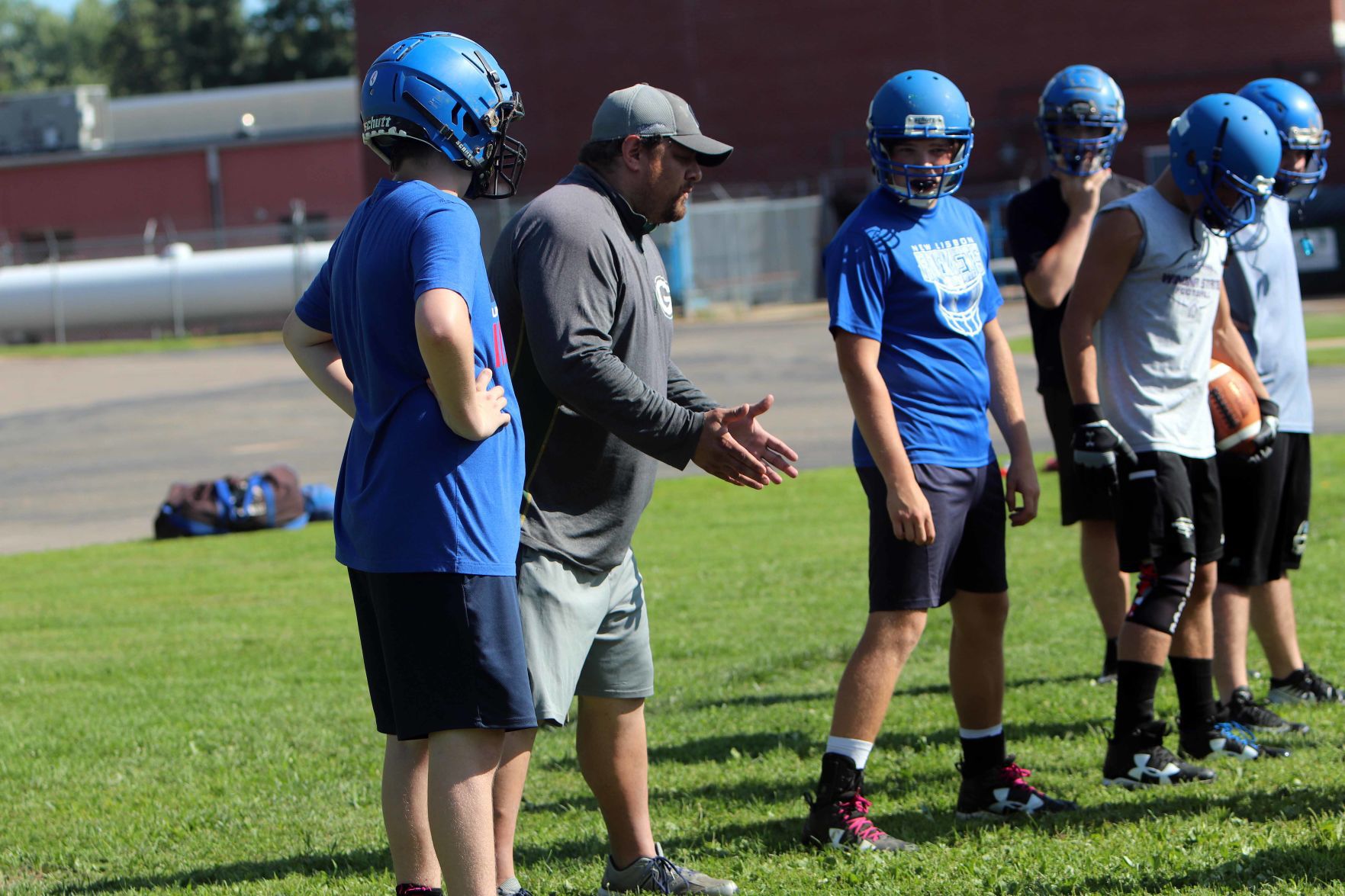 New Lisbon Football Practice